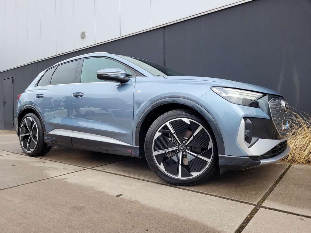 Audi Q4 e-tron 82 kWh 45 Quattro *2XS-LINE*HUD*21"ALU*PANO*, Auto's, Audi, 0 kg, Elektrisch, 5 zetels, SUV of Terreinwagen