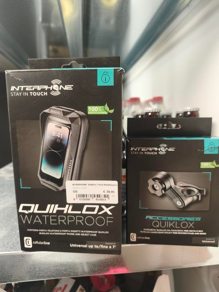 Interphone waterproof quicklox, Enlèvement, Vélo