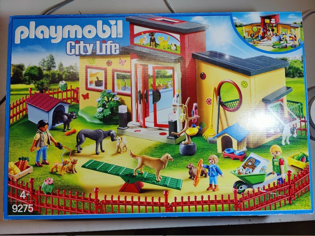 Playmobil 9275 Dierenpension, Ophalen, Zo goed als nieuw, Complete set