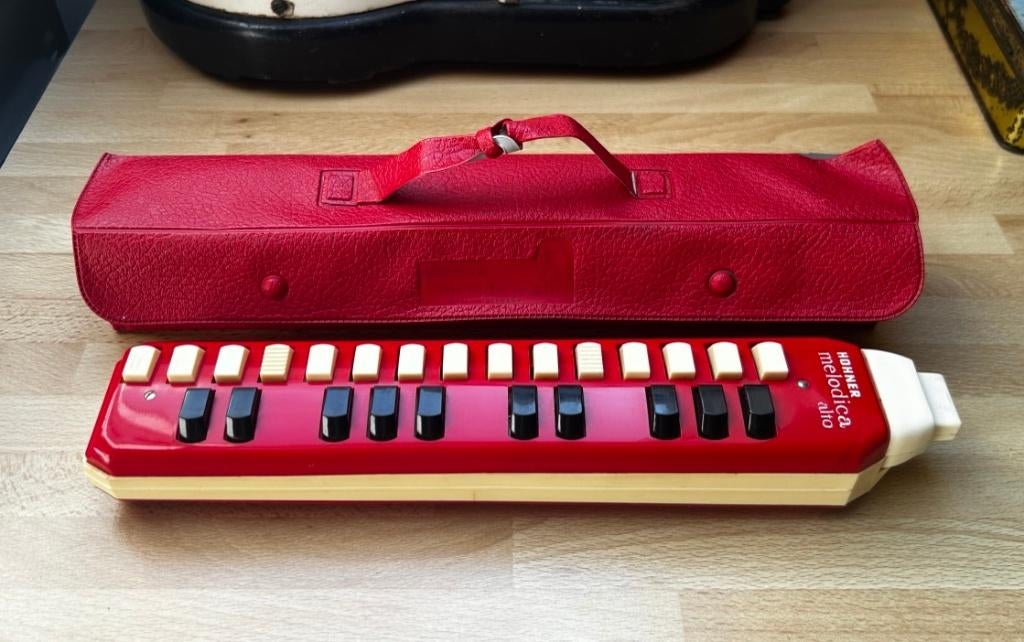 Mélodica rétro Hohner, Alto 1960s, Musique & Instruments, Enlèvement ou Envoi, Utilisé, Avec valise ou boîte