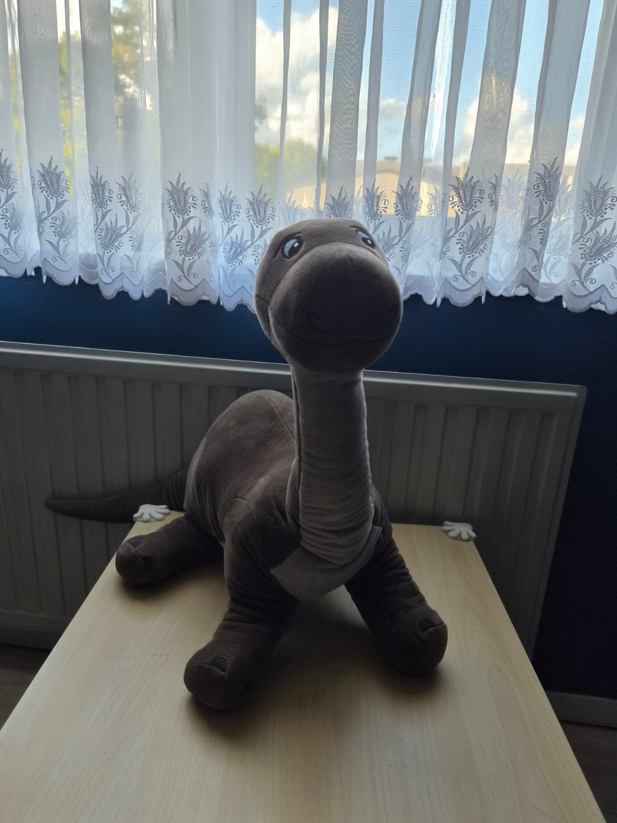 Grote en zachte IKEA JÄTTELIK Brontosaurus knuffel., Ophalen, Zo goed als nieuw, Dinosaurus, IKEA