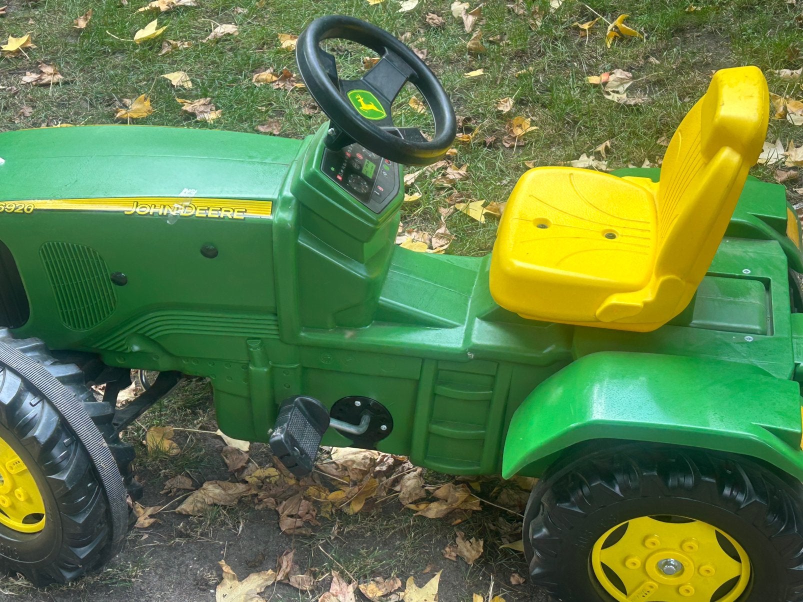 John deere tractor 6920 met kar, Ophalen, Zo goed als nieuw