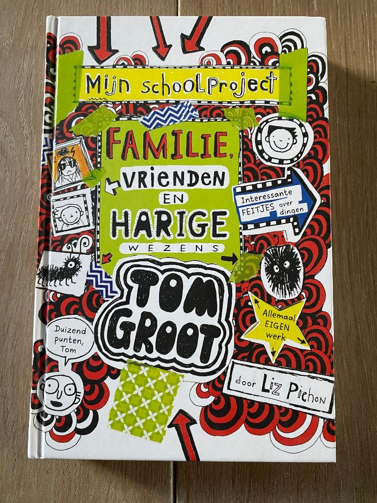boek tom groot familie vrienden en harige wezens, Ophalen of Verzenden