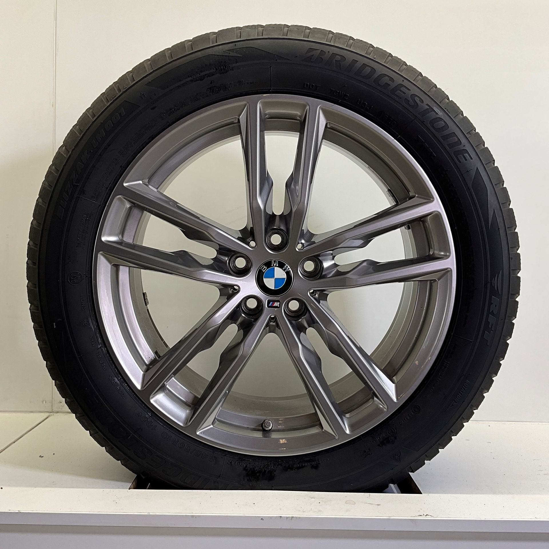 BMW X3 G01 EN X4 G02 SET VELGEN + WINTERBANDEN 19 INCH ORIG., Auto-onderdelen, 19 inch, Gebruikt, 255 mm, -