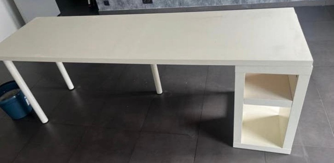Gratis bureau met kast, Huis en Inrichting, Ophalen, Gebruikt, 50 cm, Bureau-kast combinatie