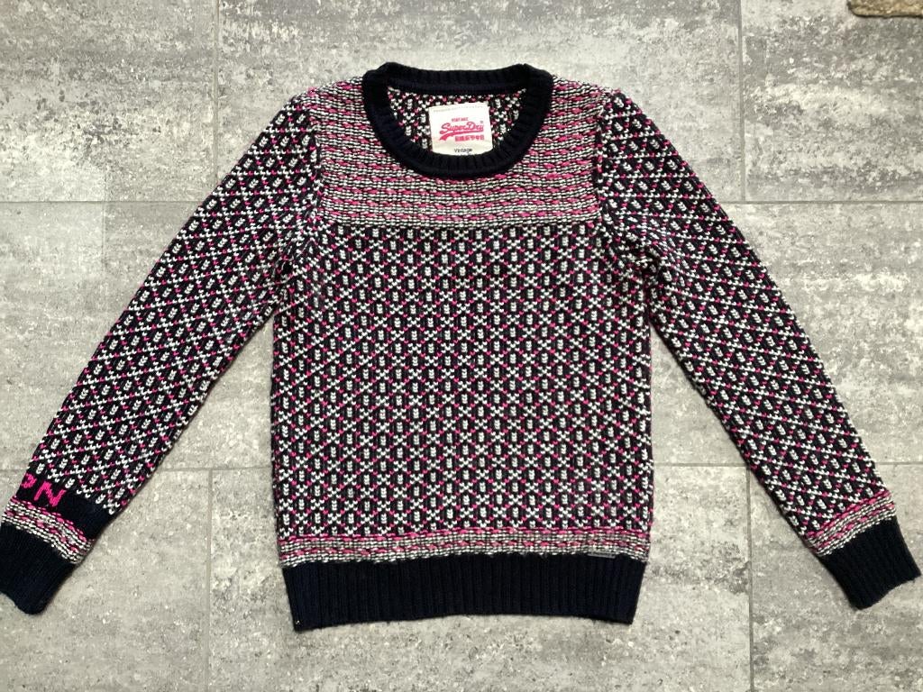 Trui Superdry S/M, Superdry, Zwart, Ophalen of Verzenden, Zo goed als nieuw