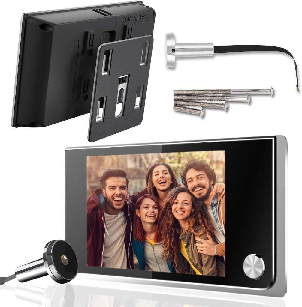 Caméra Judas de Porte Numérique – Écran LCD 3.5" HD, Enlèvement ou Envoi, Neuf, HD, Caméra intégrée