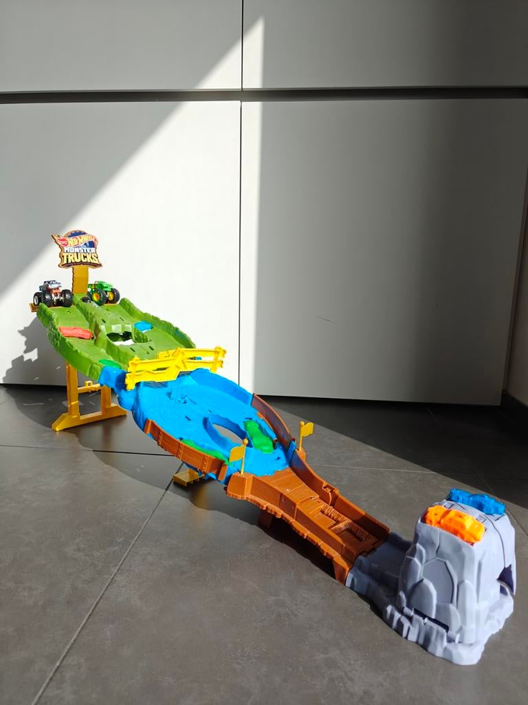 Hot wheels monster trucks racebaan, Ophalen, Racebaan, Hot Wheels