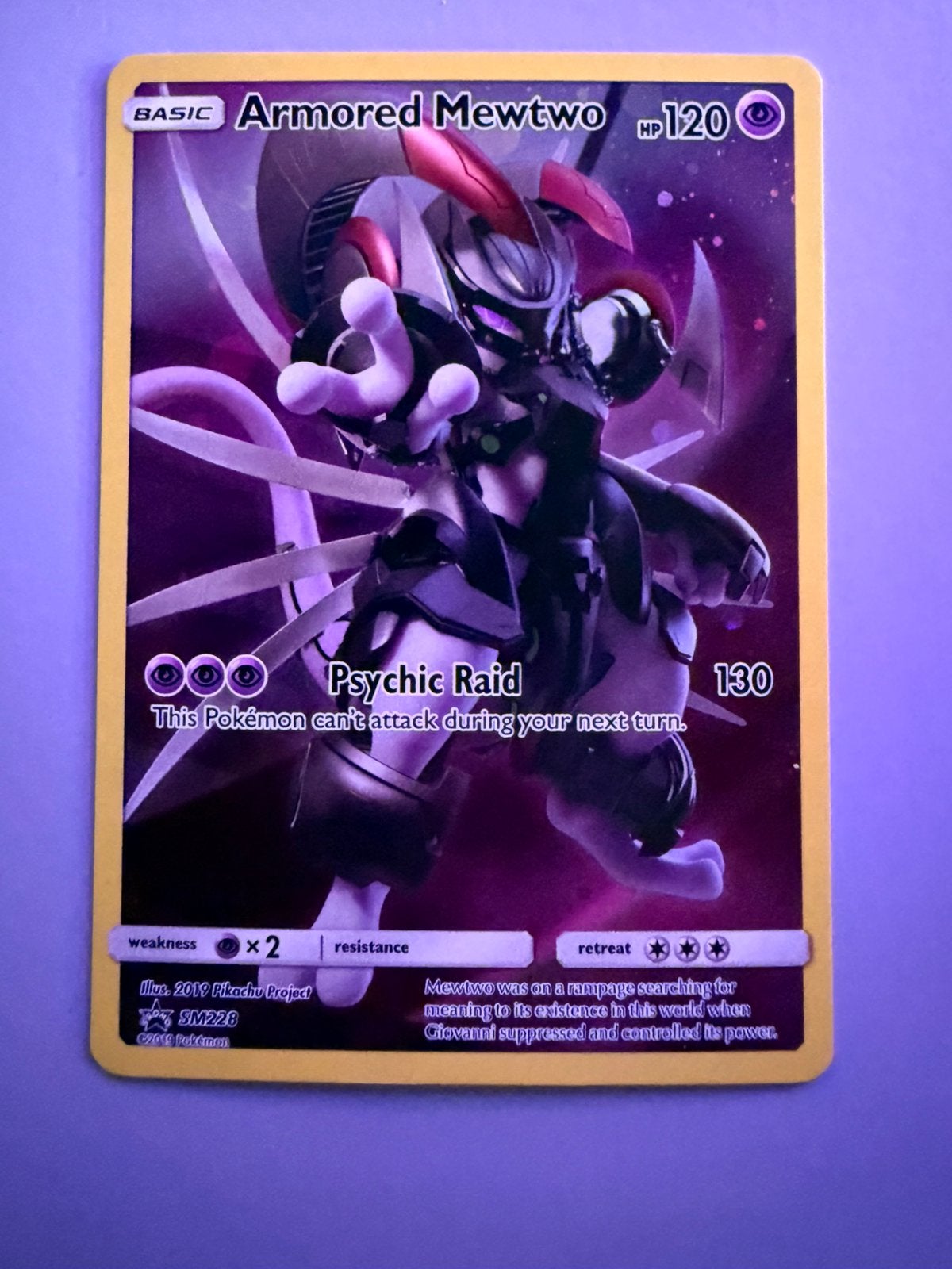 Amorded mewtwo pokemon promo card, Hobby en Vrije tijd, Verzamelkaartspellen | Pokémon, Ophalen, Zo goed als nieuw