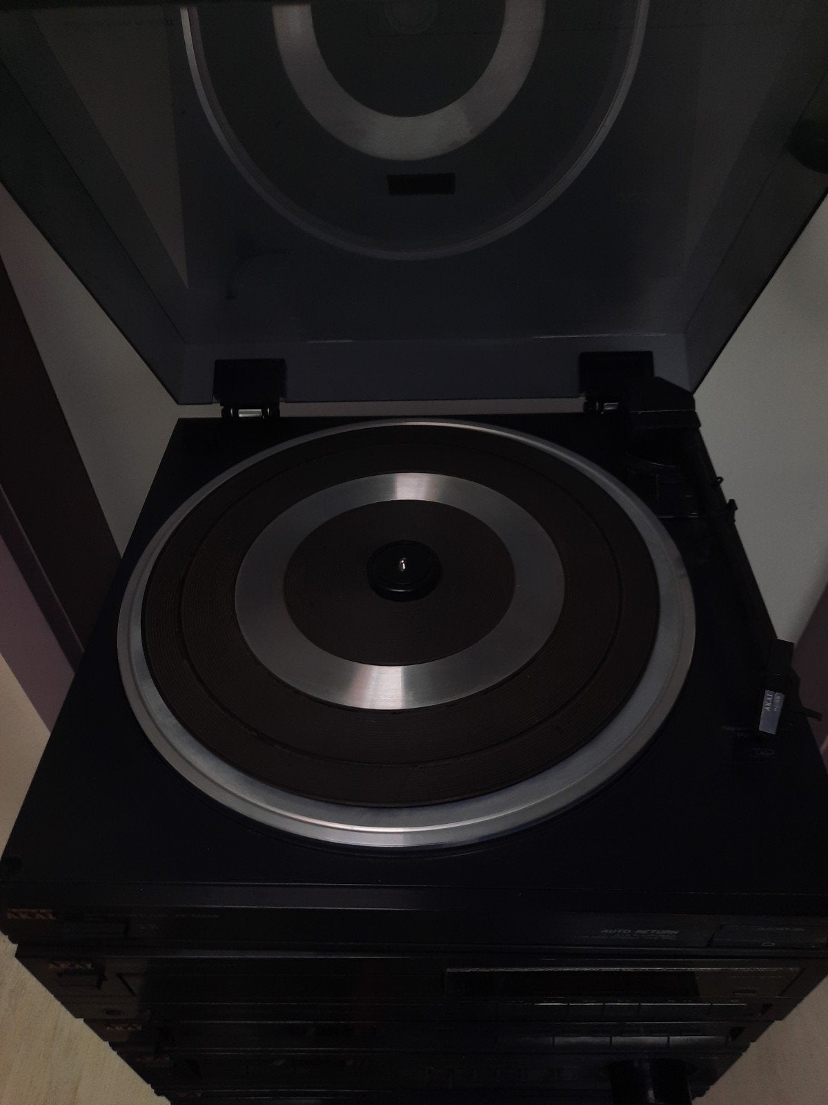 chaîne stéréo vintage, Audio, Tv en Foto, Platenspelers, Ophalen, Gebruikt, Akai