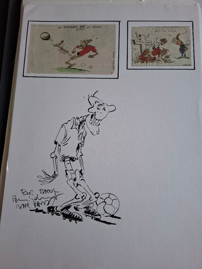 Dessin original de Marc Hardy sur feuille A3, Une BD, Enlèvement ou Envoi, Neuf, Marc Hardy