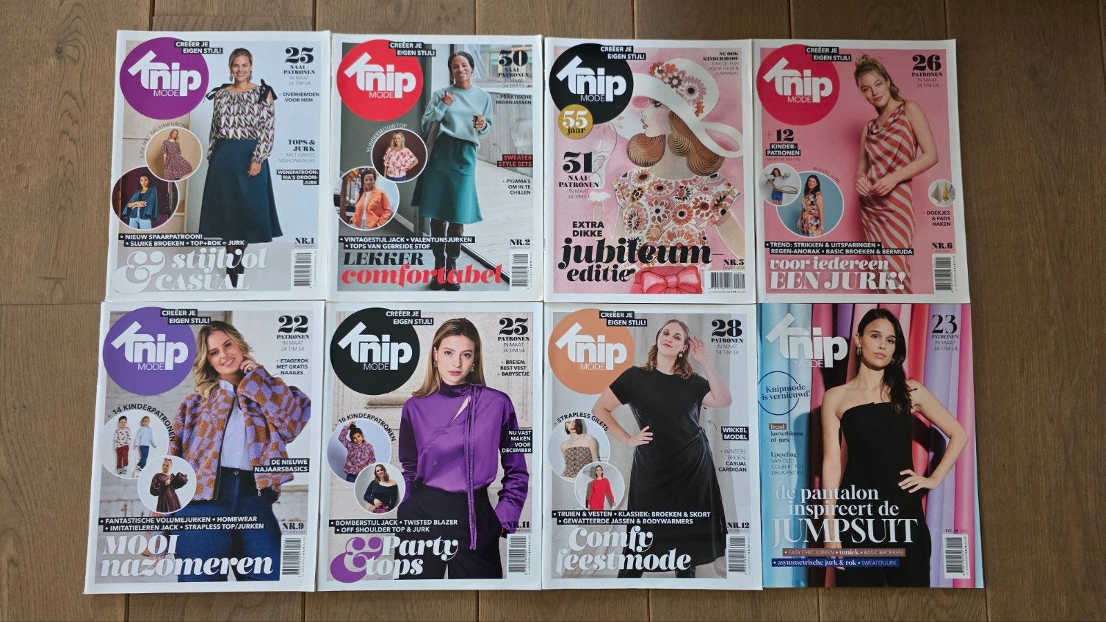 8 magazines Knip mode - Nieuw, Ophalen of Verzenden, Nieuw, Sport en Vrije tijd