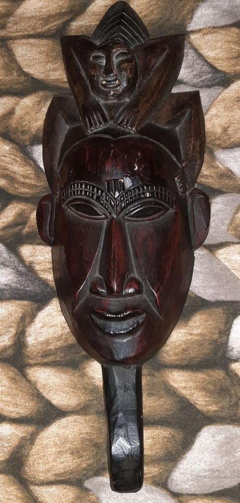 Afrikaans masker, Antiek en Kunst, Kunst | Beelden en Houtsnijwerken, Ophalen of Verzenden, Masker
