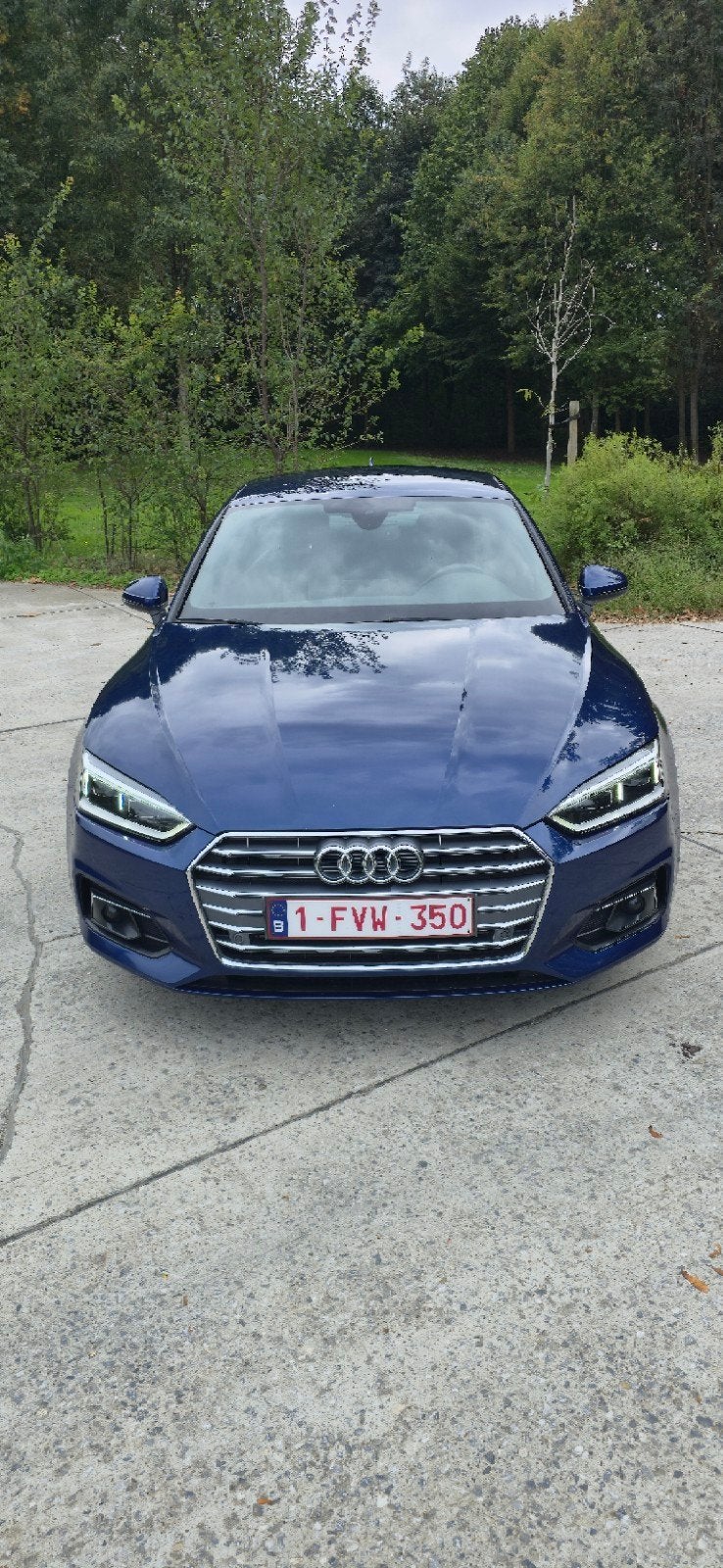 Audi A5 2.0 TFSI GNC, Cuir, Entretenue par le concessionnaire, Noir, Berline