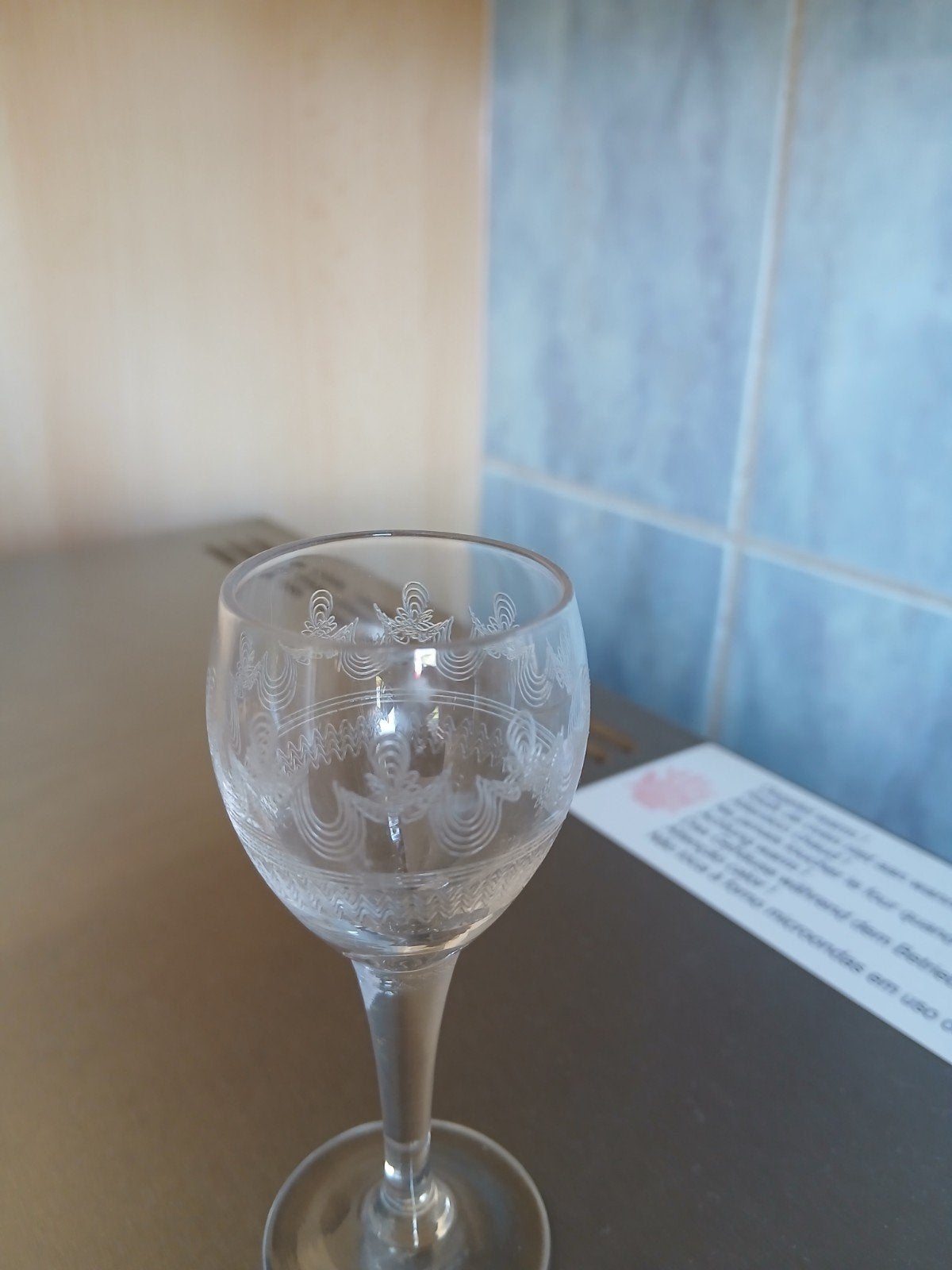 Jenever glaasjes 7 stuks voor 3 €, Ophalen