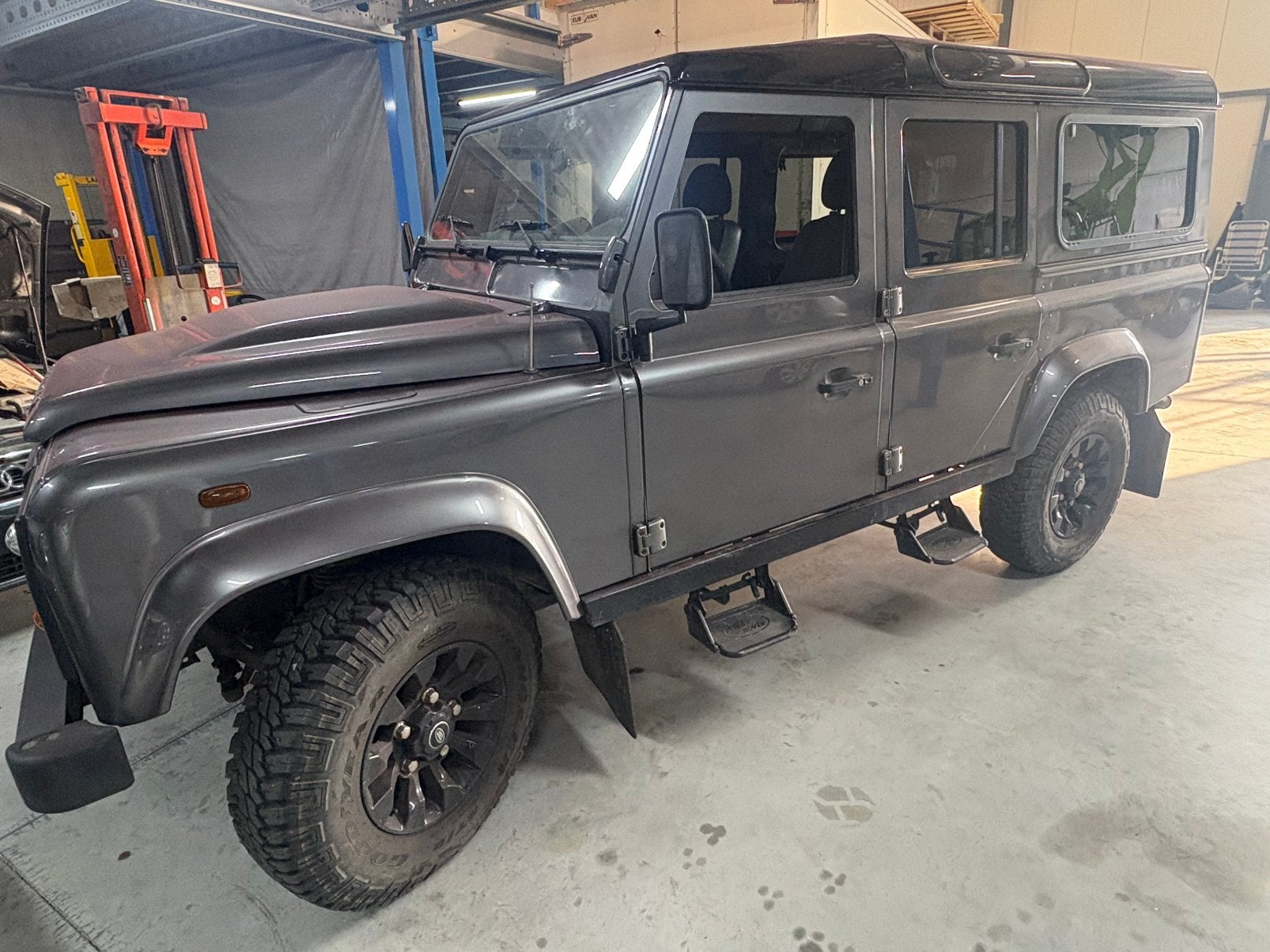 Defender 110 zeer goede staat bj 2014, Stof, Zwart, Defender, Particulier