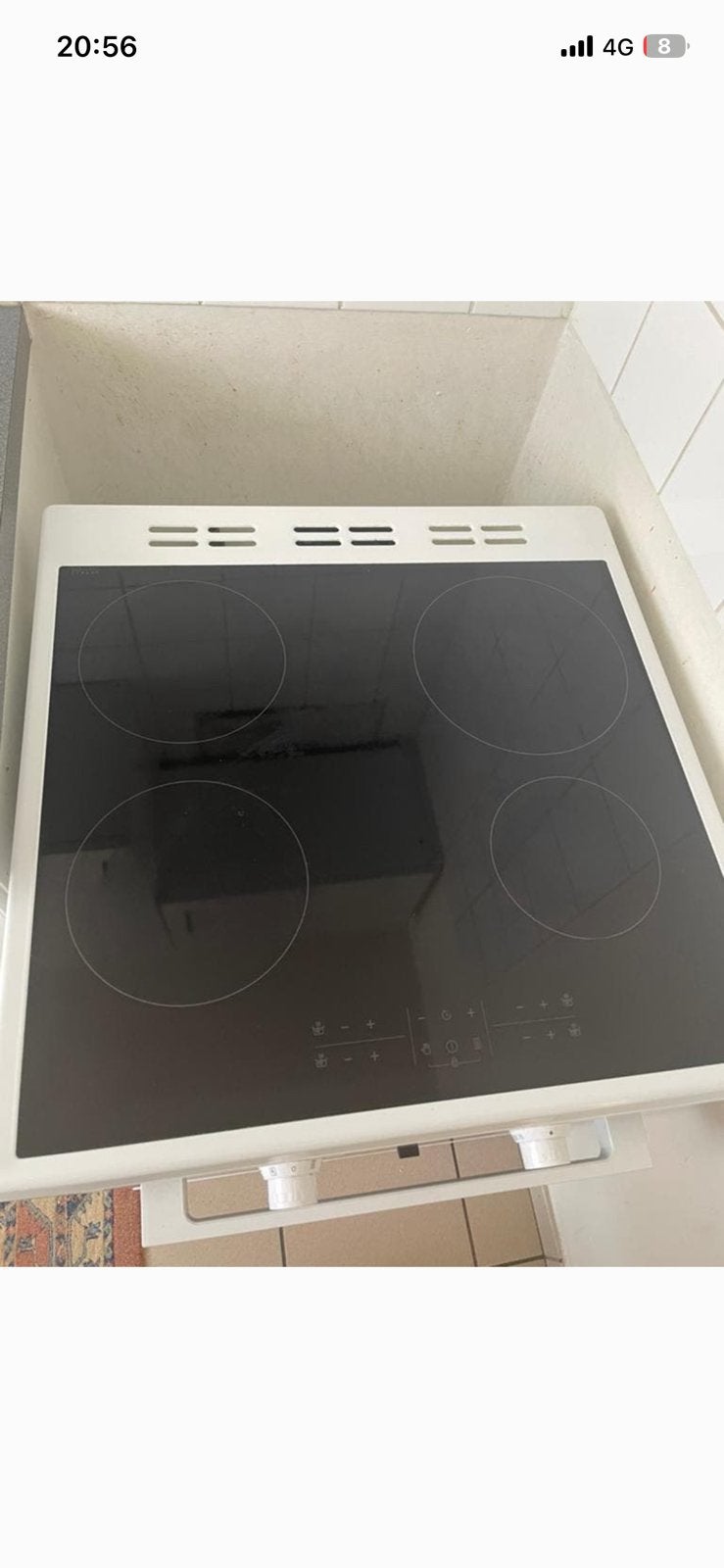 Inductie kookplaat met fornuis, Elektronische apparatuur, Ophalen, Zo goed als nieuw, Inductie