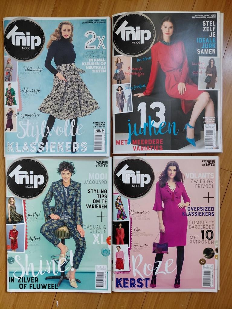 Knip mode nrs 9, 10, 11 en 12 sept, okt, nov, dec 2017, Ophalen