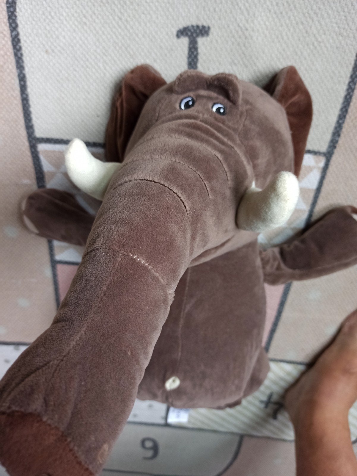 Grote Woody Knuffel Mammoet (Knut de Mammoet) - 50 cm, Kinderen en Baby's, Ophalen of Verzenden, Zo goed als nieuw, Middelgroot (20 tot 80 cm)