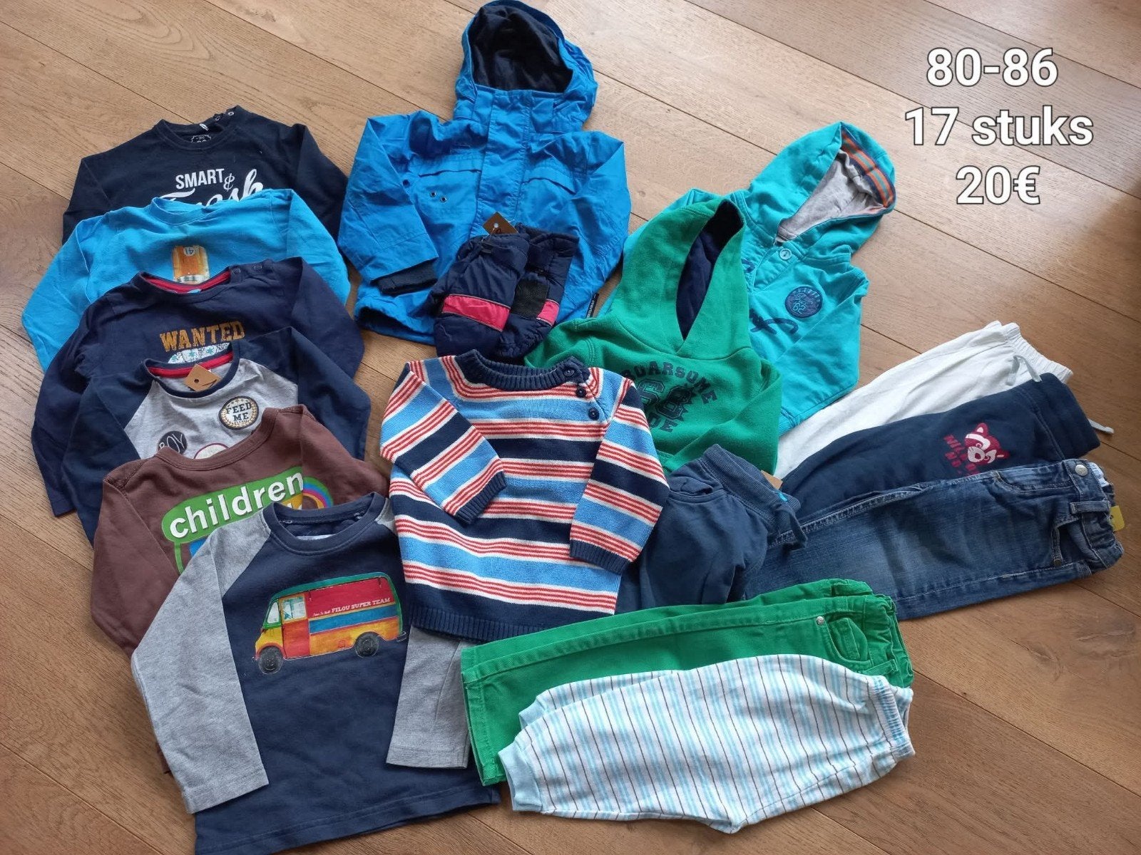 kledingpakket 80-86, Ophalen, Gebruikt