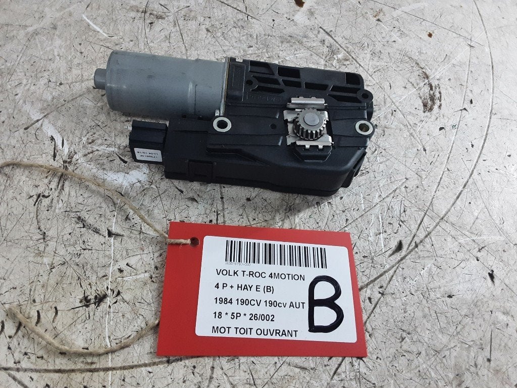TOIT OUVRANT MOTEUR Volkswagen T-Roc I (3G5877795), Volkswagen, Volkswagen AG, Utilisé, Kundenbetreuung@volkswagen.de