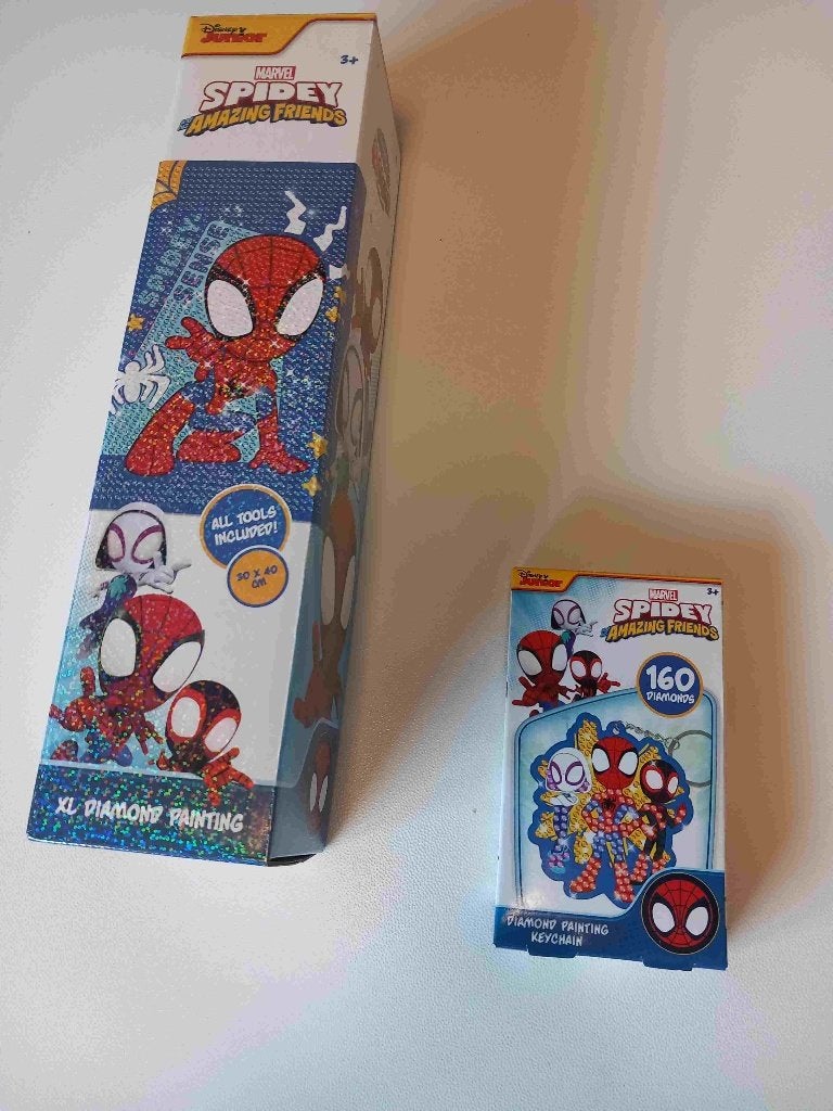 Peinture au diamant XL Spidey, Film en tv, Multicolore, Diamond painting, Comme neuf