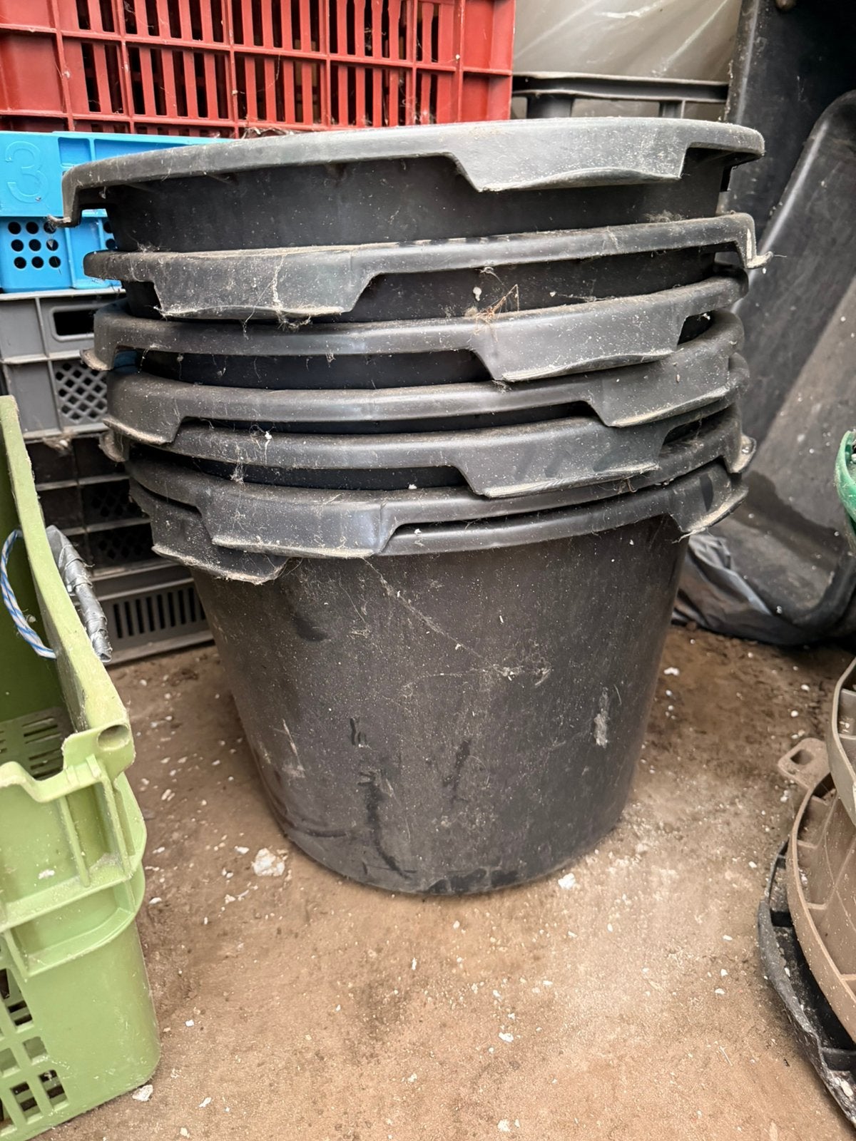 Grands seaux en plastique, Bricolage & Construction, Enlèvement, Comme neuf