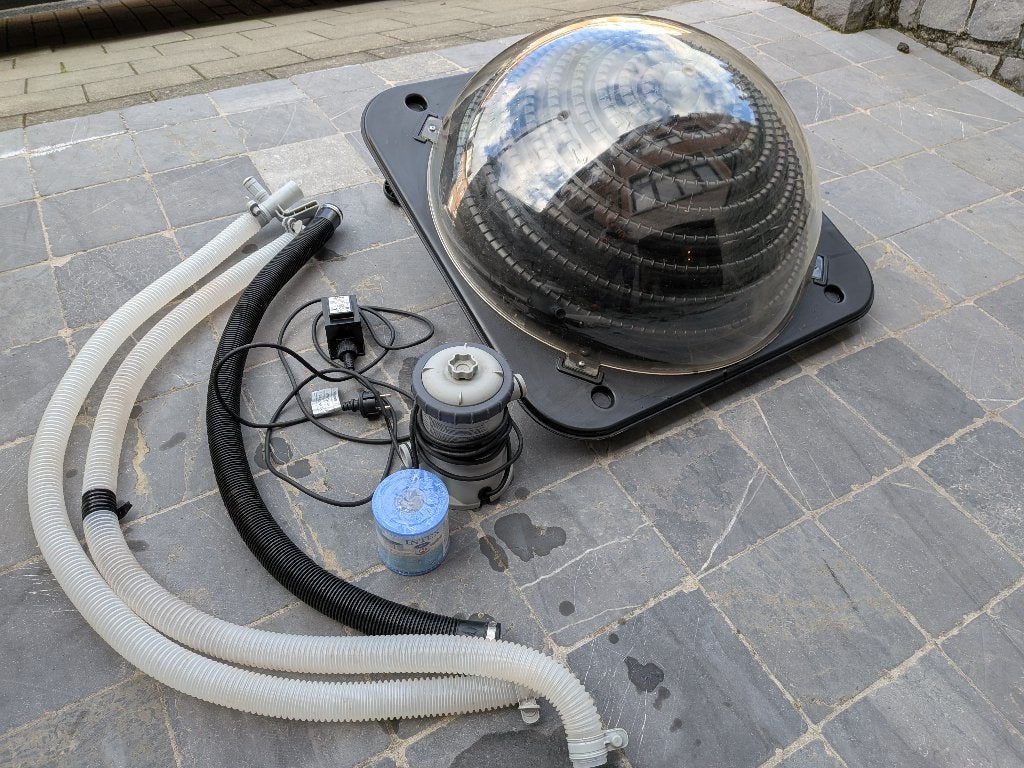 Chauffe piscine solaire et pompe filtration, Jardin & Terrasse, Enlèvement, Comme neuf, Chauffage