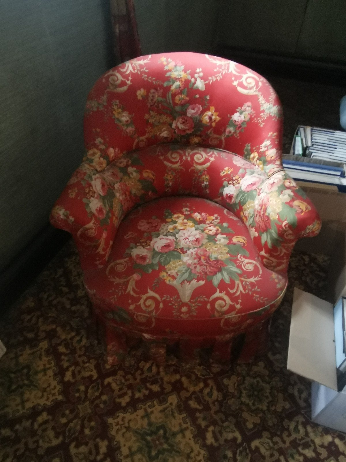 fauteuil année 60, Enlèvement