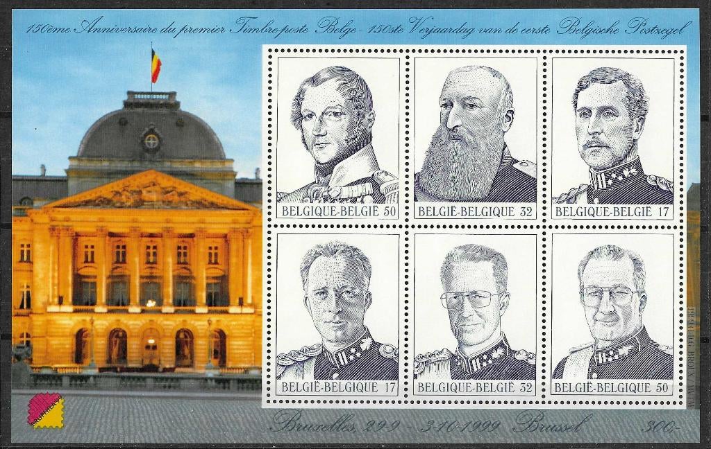 België OPC BL80 + 89 De Belgische koningen en koninginnen **, Ophalen of Verzenden, Postfris, Postfris, Koninklijk huis