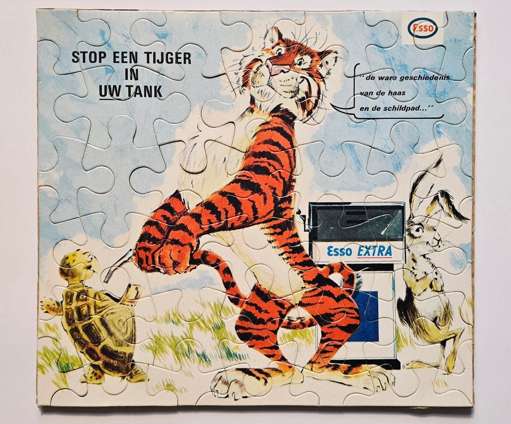 ESSO Extra – Puzzle Publicitaire – Advertising Jig-Saw - n2, Enlèvement ou Envoi, Utilisé, Panneau publicitaire