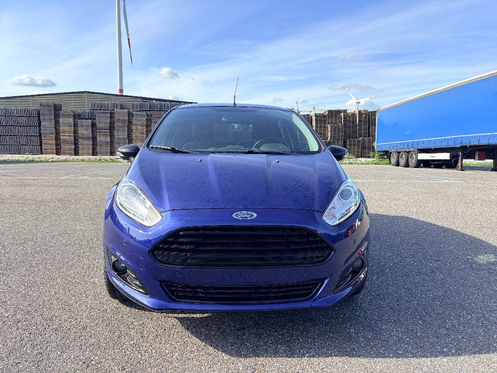 Ford Fiesta ST-Line 1.0 Benzine 2016 | 81.000 KM, Voorwielaandrijving, Stof, Blauw, 5 deurs