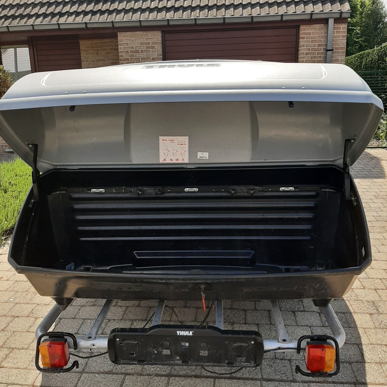Bagagekoffer+rek te huur van thule(GEEN EXTRA VERBRUIK), Ophalen