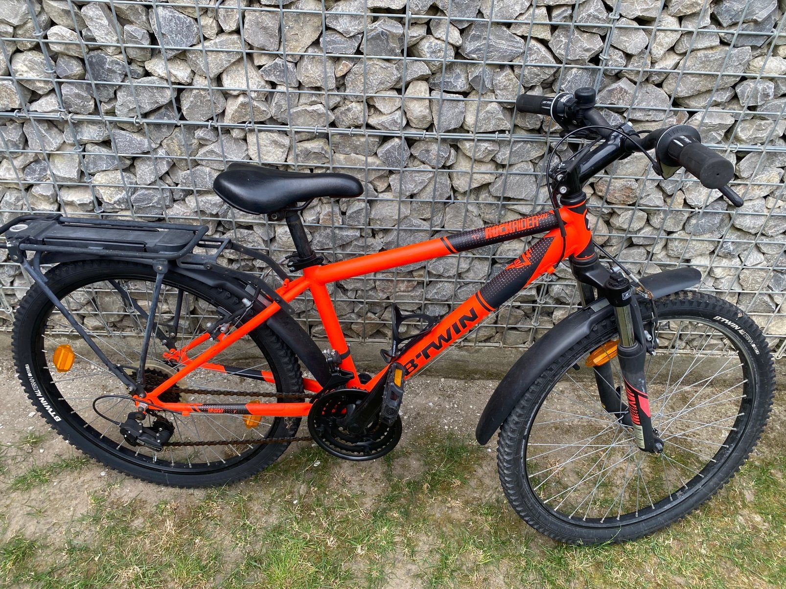 Jongens fiets B-TWIN (ROCKRIDER 500), Fietsen en Brommers, Fietsen | Jongens, Ophalen, Zo goed als nieuw, 24 inch, Versnellingen
