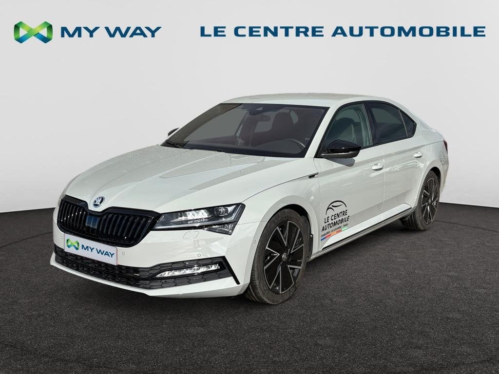 Skoda Superb Superb 1.5 TSI ACT Sportline DSG (EU6AP), Auto's, Skoda, Automaat, 149 g/km, Zilver of Grijs, Superb