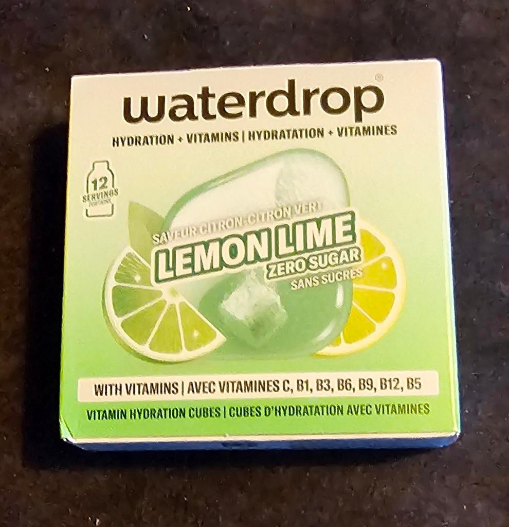 Cubes de Waterdrop au goût de citron-lime, de po, Enlèvement ou Envoi