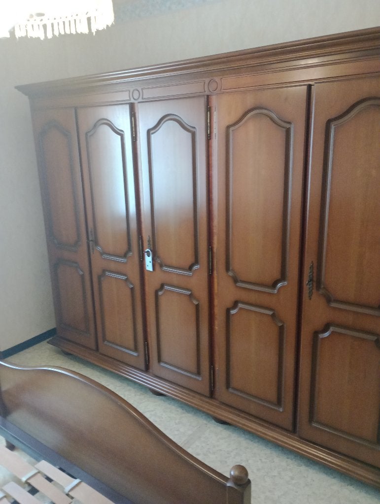 Slaapkamer, Huis en Inrichting, Slaapkamer | Complete slaapkamers, Ophalen, Zo goed als nieuw, Tweepersoons, Eik