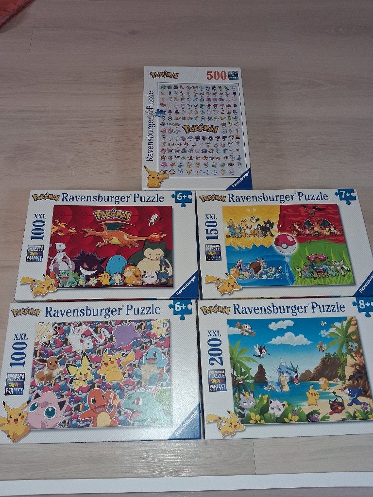 Pokemon puzzels, Ophalen of Verzenden, Zo goed als nieuw