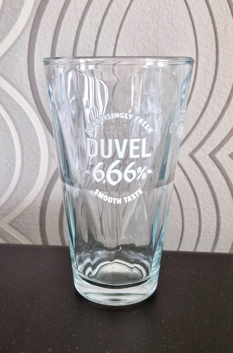 Duvel glas '666' bierglas 25cl, Enlèvement ou Envoi, Verre à bière