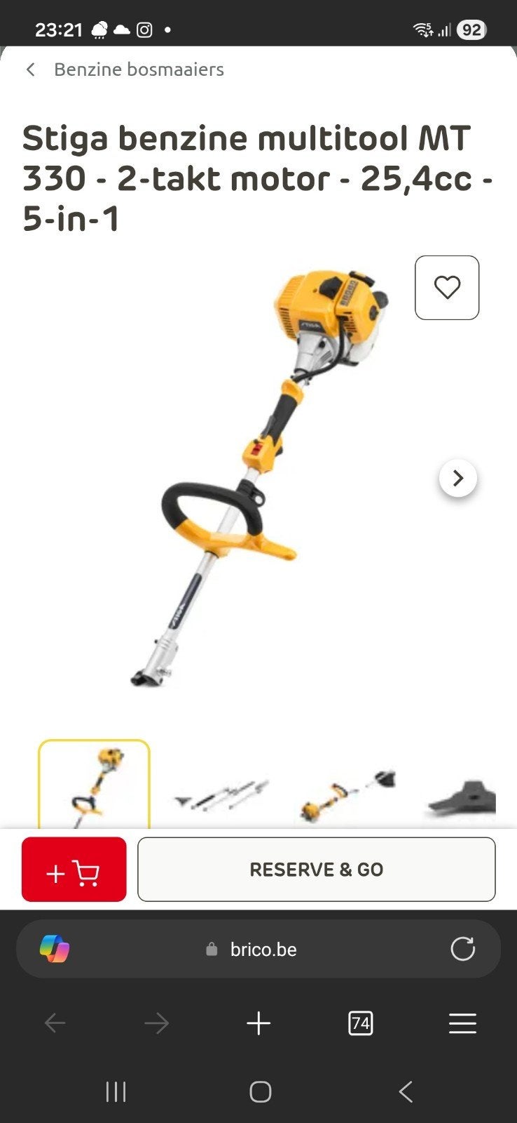 Multi tool nieuw, Ophalen