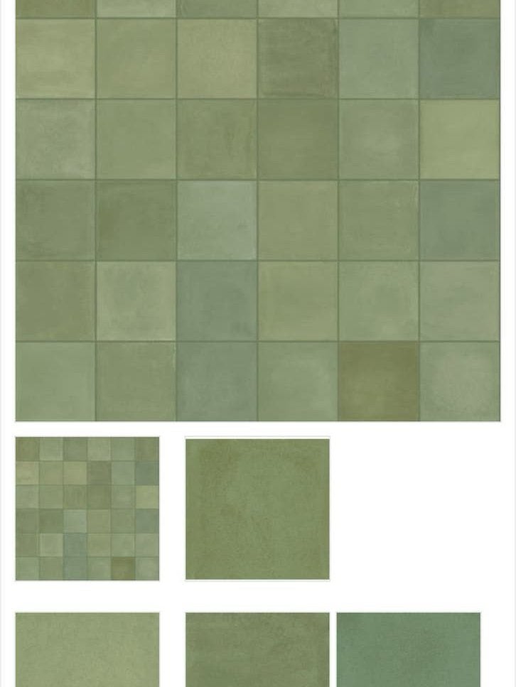 Marazzi D_Segni 10x10 Blend M613 Verde, Doe-het-zelf en Bouw, Ophalen, Nieuw, Overige materialen, Wandtegels