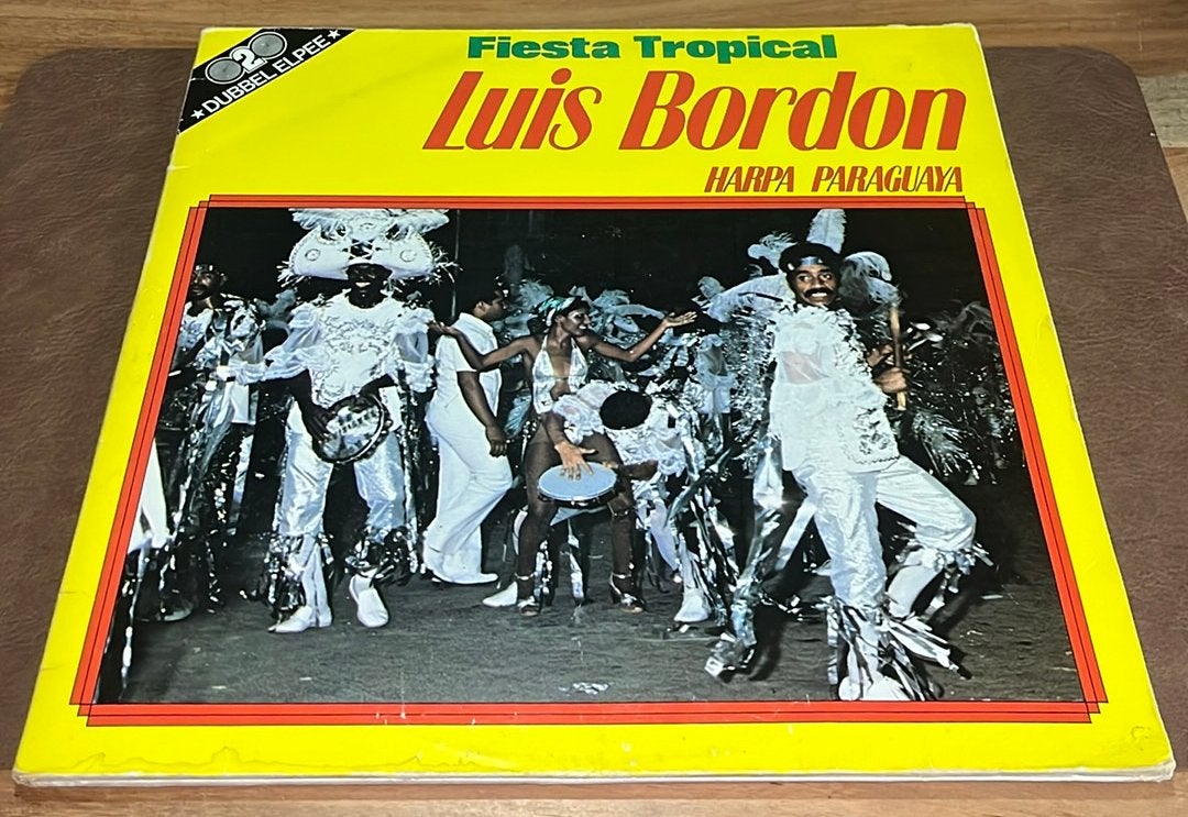 Luis Bordón ‎– Fiesta Tropical - 2LP vinyl - NL 1979 - Latin, Cd's en Dvd's, Vinyl | Latin en Salsa, Ophalen of Verzenden, Latin