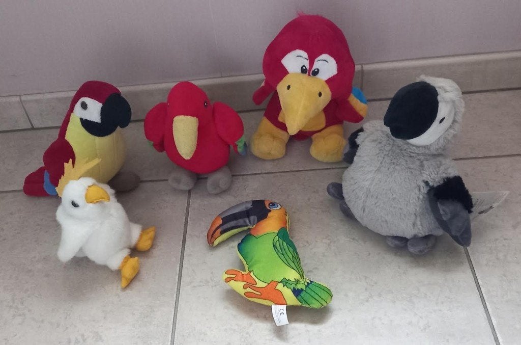 Knuffel papagaai, Enlèvement ou Envoi, Comme neuf, Avec étiquette