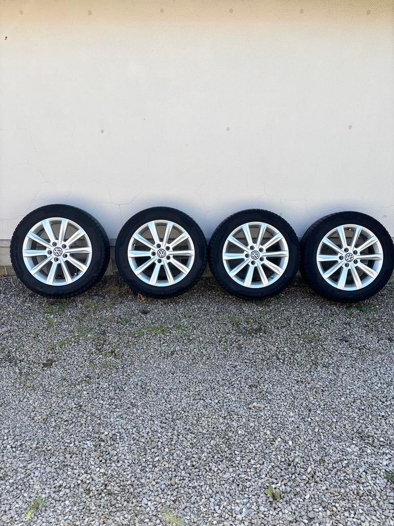 Volkswagen velgen set met banden R17 6,5J, Auto-onderdelen, Ophalen, 17 inch, Winterbanden, Band(en)