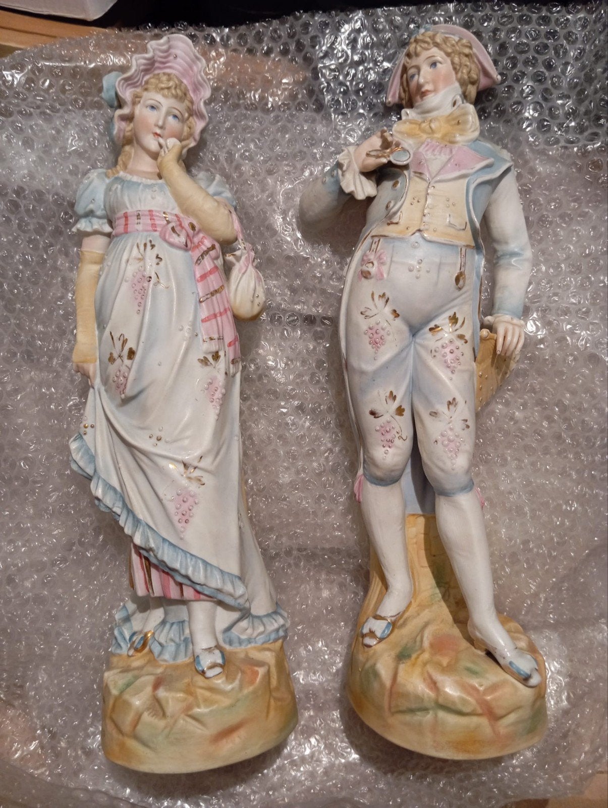 koppel biscuit beelden, Antiek en Kunst, Ophalen of Verzenden