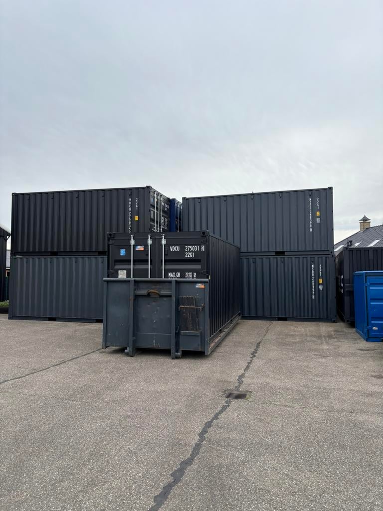 Nieuwe 20ft zeecontainers One-Way (diverse kleuren)., Ophalen of Verzenden