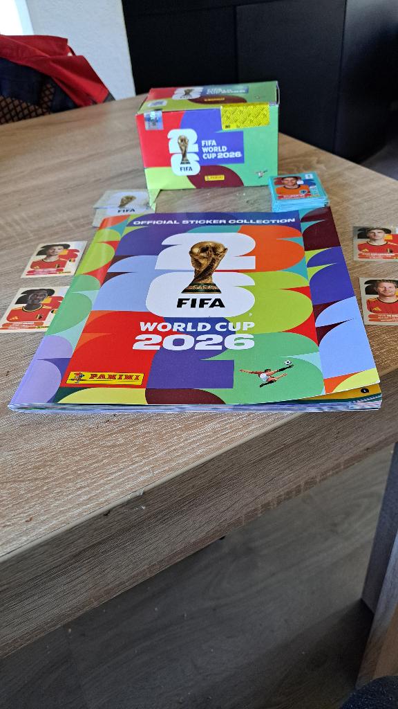 PANINI WK 2026## LEEG BELGISCH ALBUM+GESLOTEN DOOS +EXTRAAS, Verzenden, Nieuw, Poster, Plaatje of Sticker