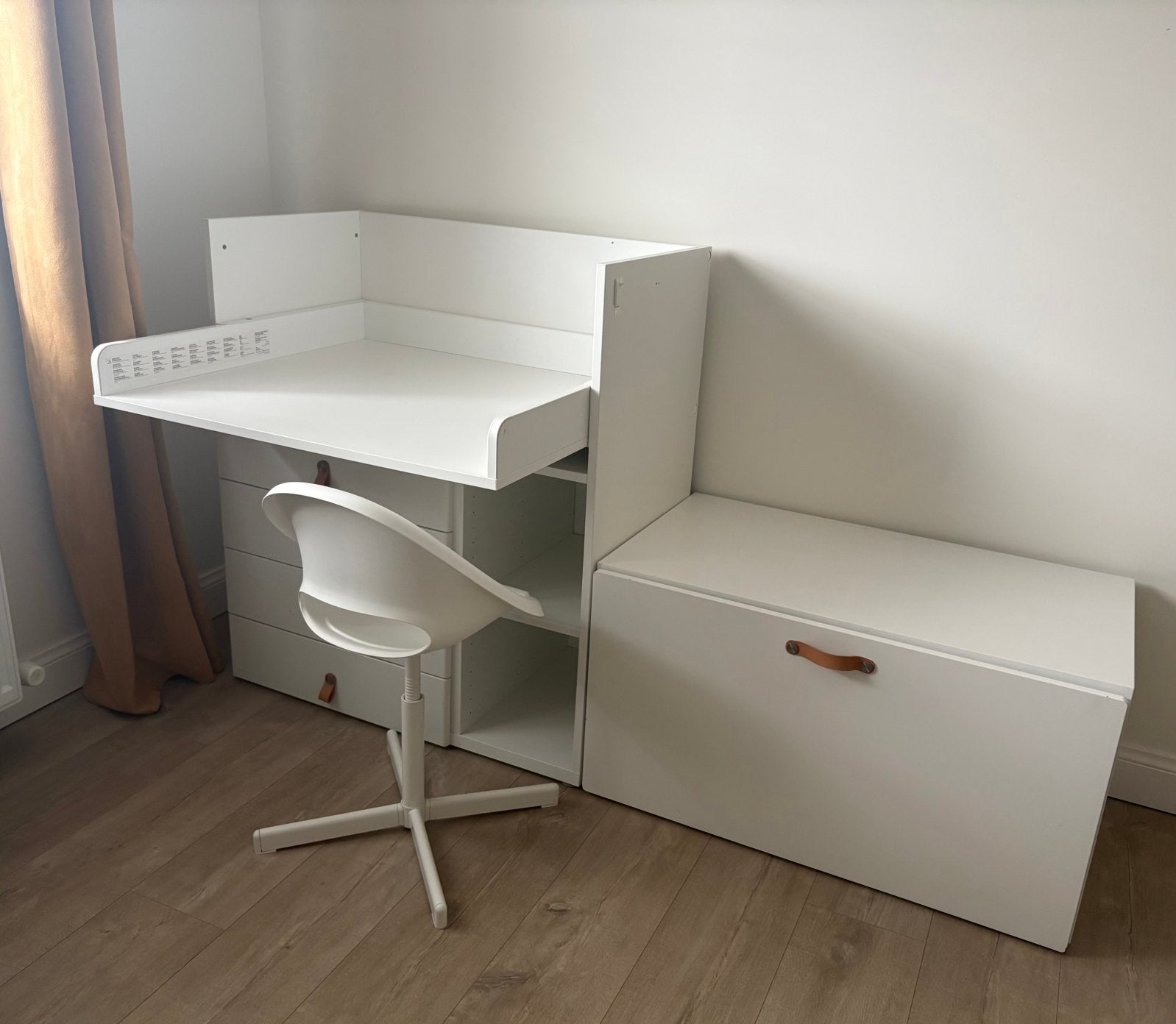 Ikea smastad bureau en opberger, Ophalen, Gebruikt, Commode