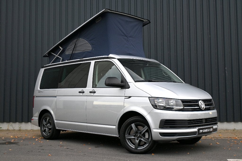 Vw T6 California Beach 205Pk-DSG-7zit-4slaap-webasto, ACC,Tr, Auto's, 4 cilinders, Adaptive Cruise Control, 2500 kg, 7 zetels