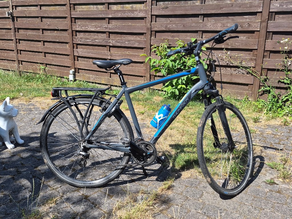 Herenfiets Thompson, Fietsen en Brommers, Gebruikt, Velgrem, Versnellingen, 61 tot 65 cm